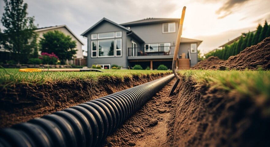 Grading for Drainage in Fort Mill, SC Properties Professional Landscaping Services in Waxhaw, NC | Galloway Scapes, LLC in Waxhaw, NC