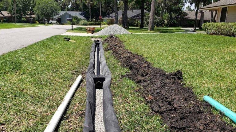 Professional French Drain Installation for Reliable Drainage in Waxhaw, NC