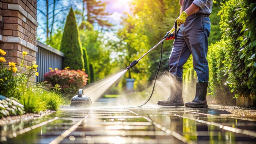 Pressure Washing Driveways in Tega Cay, SC Professional Landscaping Services in Waxhaw, NC | Galloway Scapes, LLC in Waxhaw, NC